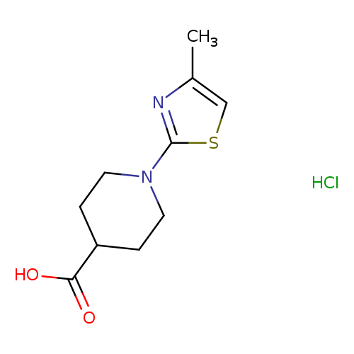 1-(4-methyl-1,3-thiazol-2-yl)piperidine-4-carboxylicacidhydrochloride