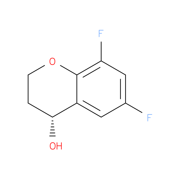 (4R)-6,8-difluoro-3,4-dihydro-2H-1-benzopyran-4-ol