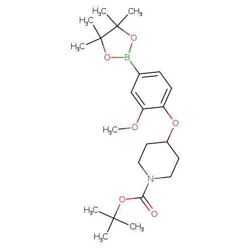 4-(1-BOC-piperidin-4-yloxy)-3-methoxyphenylboronic acid, pinacol ester