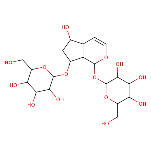 (1S,4aR,5R,7S,7aS)-1-(β-D-Glucopyranosyloxy)-1,4a,5,6,7,7a-hexahydro-5-hydroxy-7-methylcyclopenta[c]pyran-7-yl α-D-galactopyranoside
