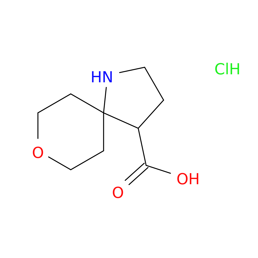 8-oxa-1-azaspiro[4.5]decane-4-carboxylic acid hydrochloride
