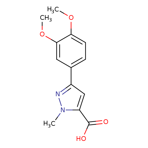 3-(3,4-dimethoxyphenyl)-1-methyl-1H-pyrazole-5-carboxylic acid