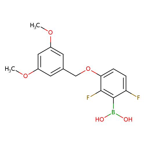 (3-((3,5-Dimethoxybenzyl)oxy)-2,6-difluorophenyl)boronic acid