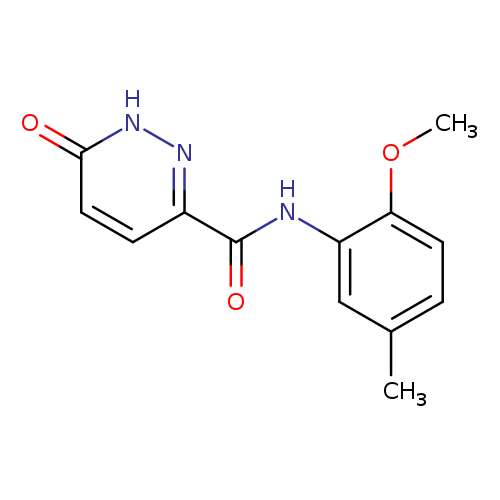 N-(2-methoxy-5-methylphenyl)-6-oxo-1,6-dihydropyridazine-3-carboxamide