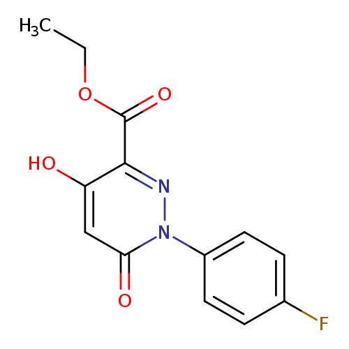 Ethyl 1-(4-fluorophenyl)-4-hydroxy-6-oxo-1,6-dihydropyridazine-3-carboxylate