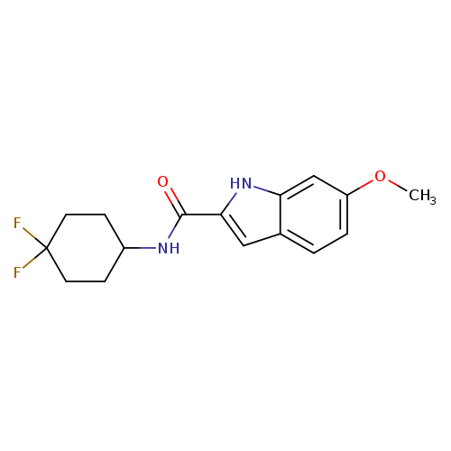 N-(4,4-difluorocyclohexyl)-6-methoxy-1H-indole-2-carboxamide