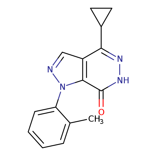 4-CYCLOPROPYL-1-(2-METHYLPHENYL)-1,6-DIHYDRO-7H-PYRAZOLO[3,4-D]PYRIDAZIN-+