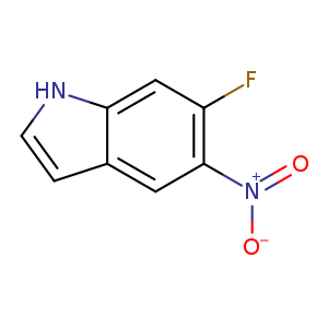 1H-Indole, 6-fluoro-5-nitro-