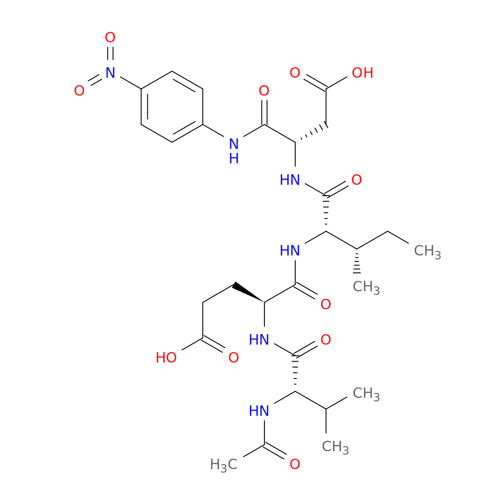 N-Acetyl-L-valyl-L-a-glutamyl-L-isoleucyl-N-(4-nitrophenyl)-L-a-asparagine