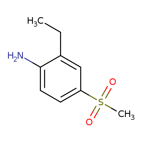 Benzenamine, 2-ethyl-4-(methylsulfonyl)-