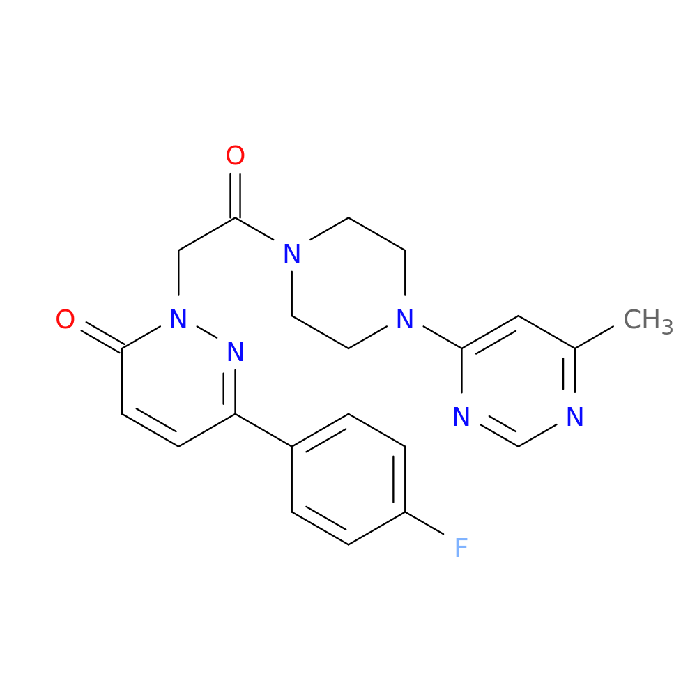 6-(4-fluorophenyl)-2-{2-[4-(6-methylpyrimidin-4-yl)piperazin-1-yl]-2-oxoethyl}-2,3-dihydropyridazin-3-one