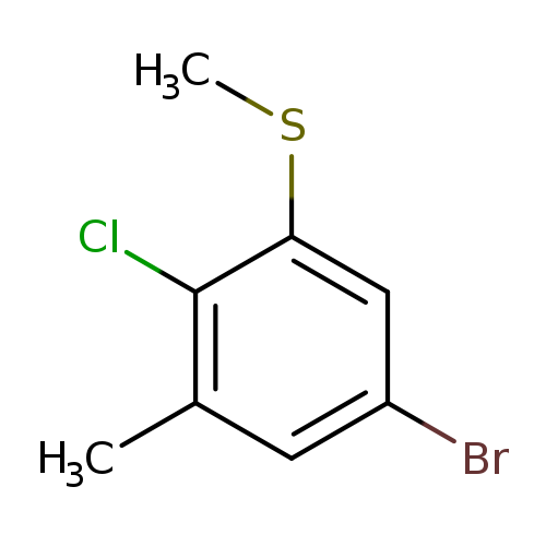 5-bromo-2-chloro-1-methyl-3-(methylsulfanyl)benzene