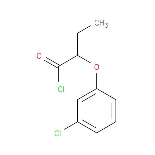 2-(3-Chlorophenoxy)butanoyl chloride