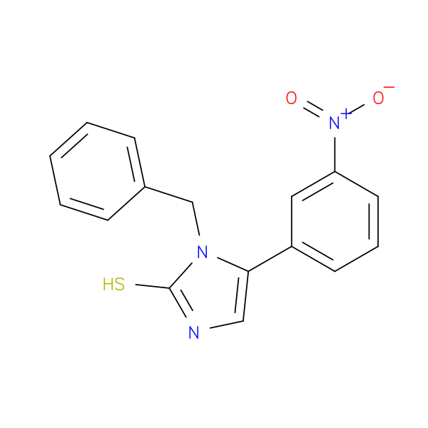 1-Benzyl-5-(3-nitrophenyl)-1H-imidazole-2-thiol