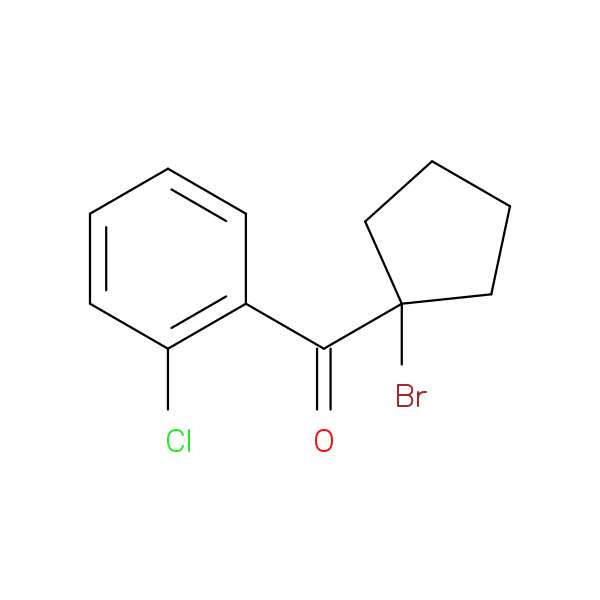 1-bromocyclopentyl-o-chlorophenyl ketone
