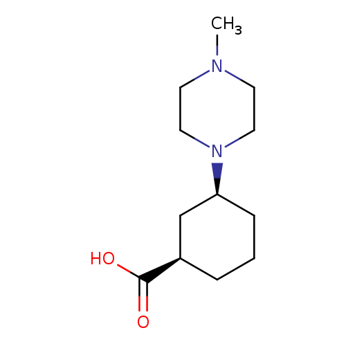 Cis-3-(4-methyl-piperazin-1-yl)-cyclohexanecarboxylic acid