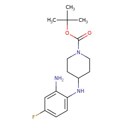 tert-Butyl 4-((2-amino-4-fluorophenyl)amino)piperidine-1-carboxylate
