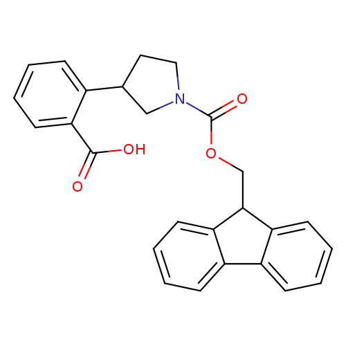 2-(1-{[(9H-fluoren-9-yl)methoxy]carbonyl}pyrrolidin-3-yl)benzoic acid
