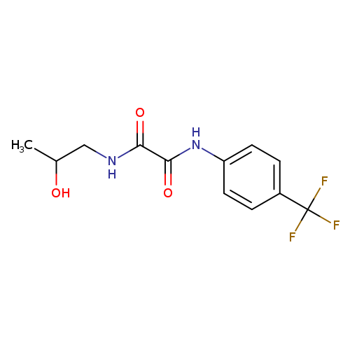 N-(2-hydroxypropyl)-N'-[4-(trifluoromethyl)phenyl]ethanediamide