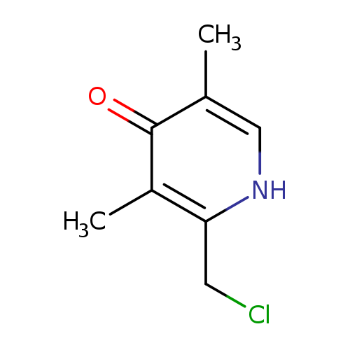 2-(Chloromethyl)-3,5-dimethylpyridin-4(1h)-one hydrochloride