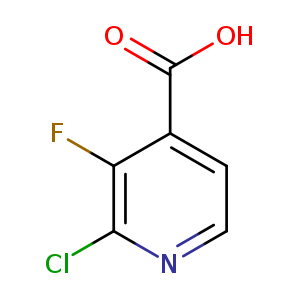 2-Chloro-3-fluoroisonicotinic acid