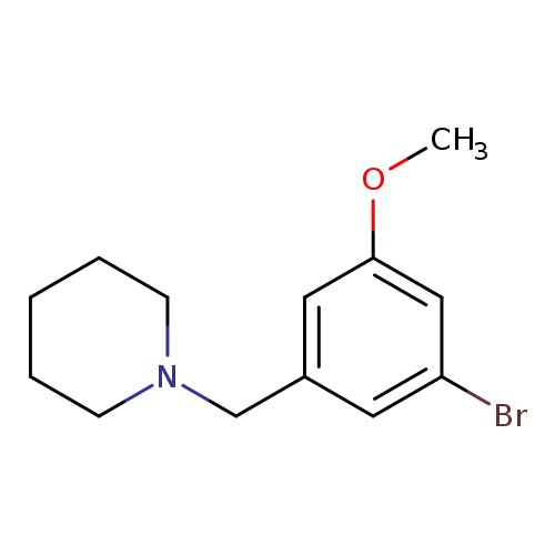 1-(3-Bromo-5-methoxybenzyl)piperidine