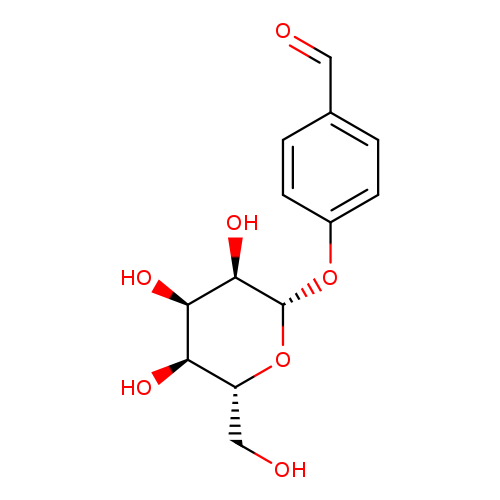 4-(((2S,3R,4R,5S,6R)-3,4,5-Trihydroxy-6-(hydroxymethyl)tetrahydro-2H-pyran-2-yl)oxy)benzaldehyde