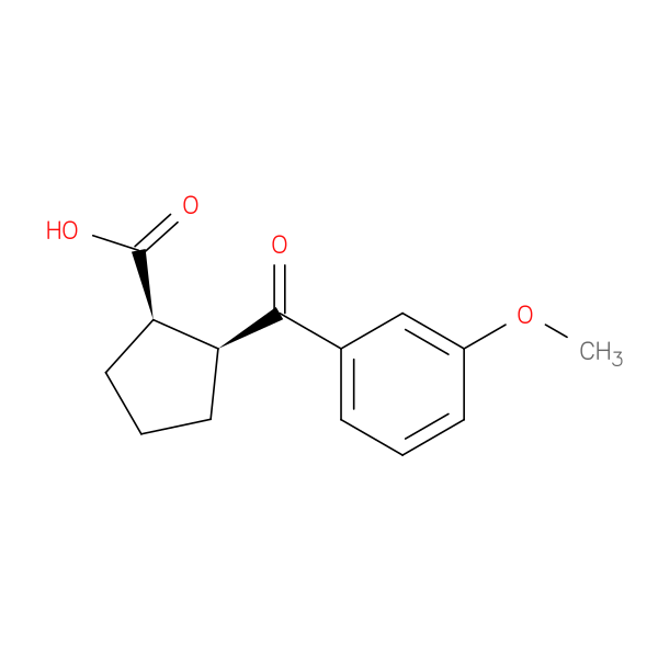 cis-2-(3-Methoxybenzoyl)cyclopentane-1-carboxylic acid