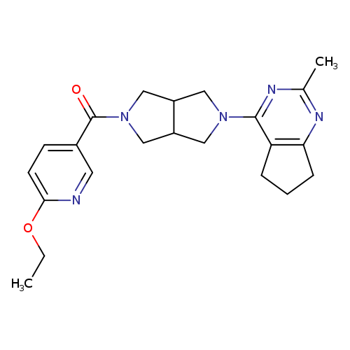 2-ethoxy-5-(5-{2-methyl-5H,6H,7H-cyclopenta[d]pyrimidin-4-yl}-octahydropyrrolo[3,4-c]pyrrole-2-carbonyl)pyridine
