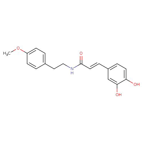 CAFFEOYL-METHYLTYRAMINE, N-O-(SH)