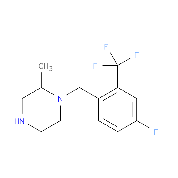 1-{[4-fluoro-2-(trifluoromethyl)phenyl]methyl}-2-methylpiperazine