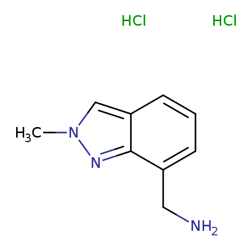 1-(2-methyl-2H-indazol-7-yl)methanaminedihydrochloride