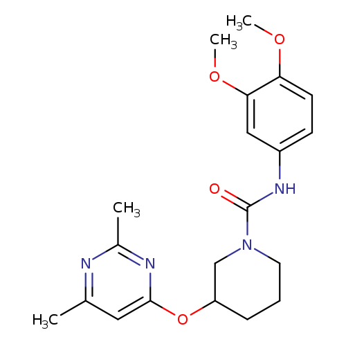N-(3,4-dimethoxyphenyl)-3-[(2,6-dimethylpyrimidin-4-yl)oxy]piperidine-1-carboxamide