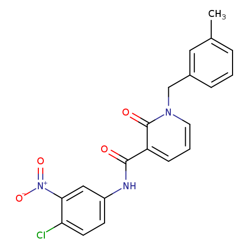 N-(4-chloro-3-nitrophenyl)-1-[(3-methylphenyl)methyl]-2-oxo-1,2-dihydropyridine-3-carboxamide