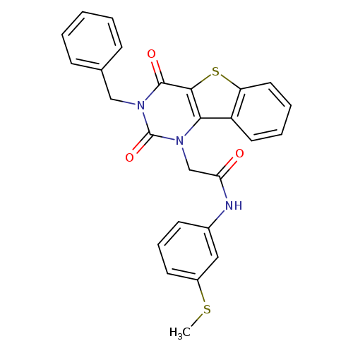 2-{5-benzyl-4,6-dioxo-8-thia-3,5-diazatricyclo[7.4.0.0^{2,7}]trideca-1(9),2(7),10,12-tetraen-3-yl}-N-[3-(methylsulfanyl)phenyl]acetamide