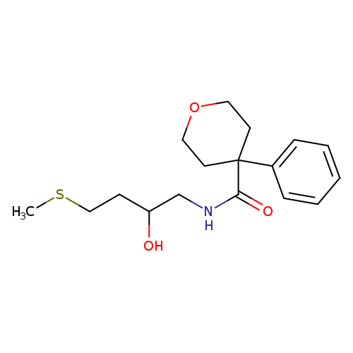 N-[2-hydroxy-4-(methylsulfanyl)butyl]-4-phenyloxane-4-carboxamide