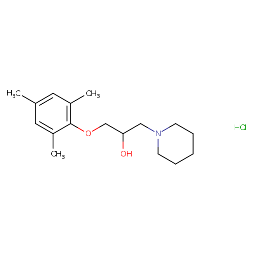 1-(MESITYLOXY)-3-PIPERIDIN-1-YLPROPAN-2-OL HYDROCHLORIDE