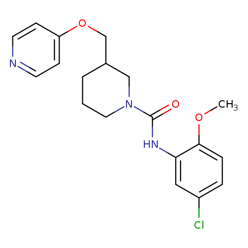 N-(5-chloro-2-methoxyphenyl)-3-[(pyridin-4-yloxy)methyl]piperidine-1-carboxamide