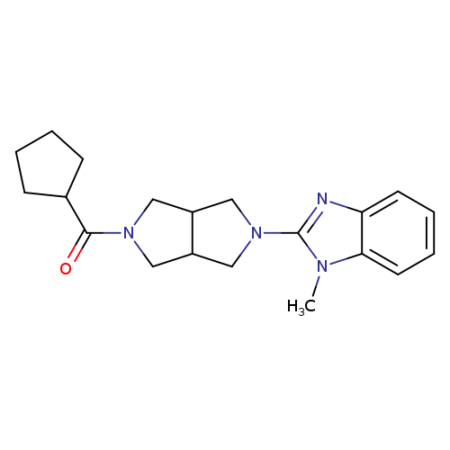 2-{5-cyclopentanecarbonyl-octahydropyrrolo[3,4-c]pyrrol-2-yl}-1-methyl-1H-1,3-benzodiazole