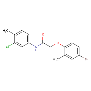 2-(4-Bromo-2-methylphenoxy)-N-(3-chloro-4-methylphenyl)acetamide