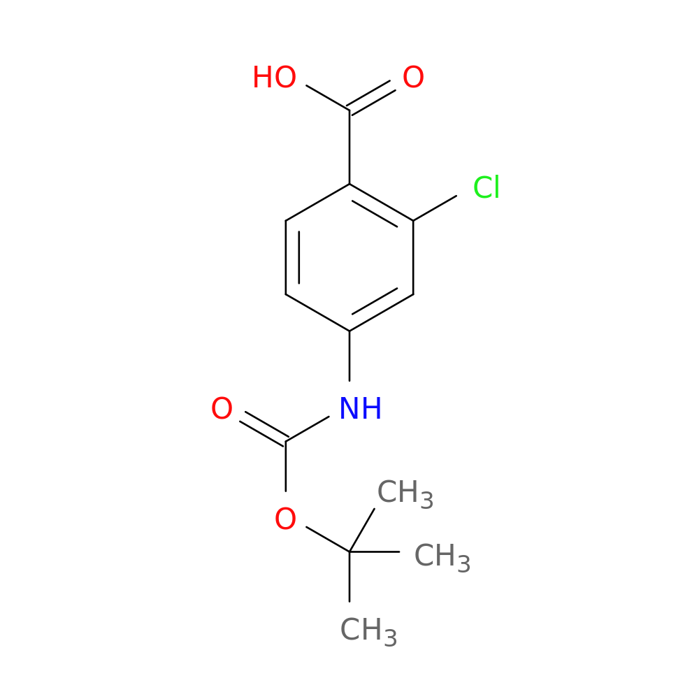4-((tert-Butoxycarbonyl)amino)-2-chlorobenzoic acid