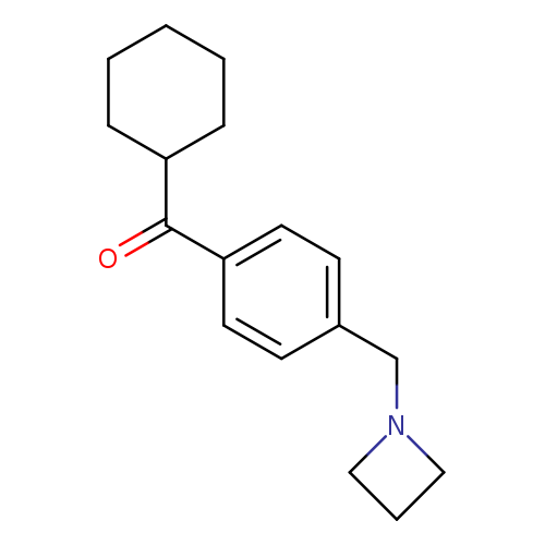 (4-(Azetidin-1-ylmethyl)phenyl)(cyclohexyl)methanone