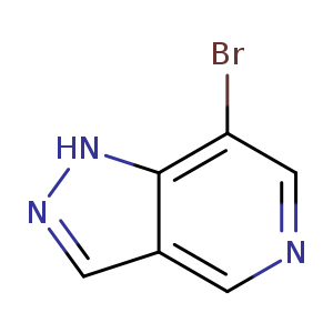 1H-​Pyrazolo[4,​3-​c]​pyridine, 7-​bromo-