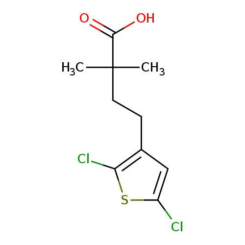 4-(2,5-dichlorothiophen-3-yl)-2,2-dimethylbutanoicacid