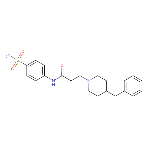 3-(4-benzylpiperidin-1-yl)-N-(4-sulfamoylphenyl)propanamide