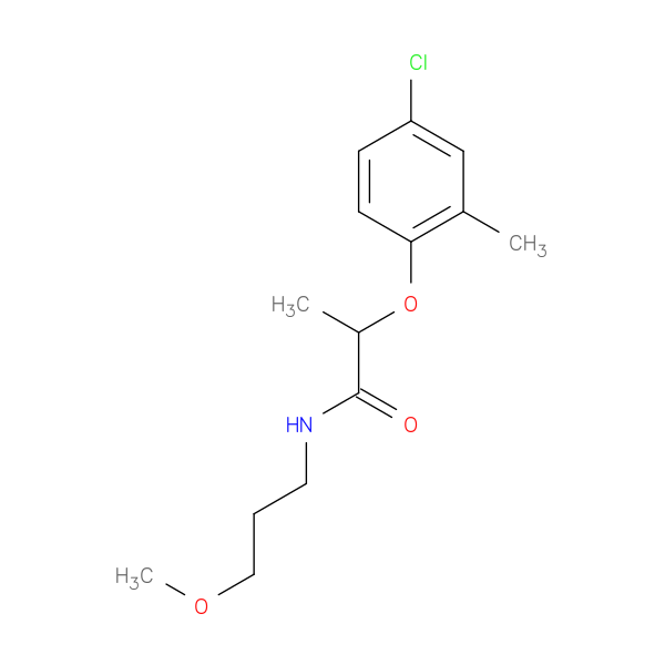 2-(4-chloro-2-methylphenoxy)-N-(3-methoxypropyl)propanamide