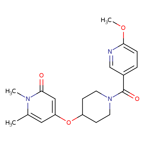 4-{[1-(6-methoxypyridine-3-carbonyl)piperidin-4-yl]oxy}-1,6-dimethyl-1,2-dihydropyridin-2-one
