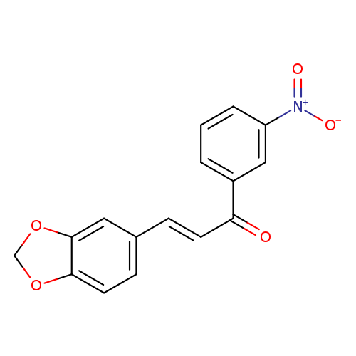 (2E)-3-(2H-1,3-benzodioxol-5-yl)-1-(3-nitrophenyl)prop-2-en-1-one