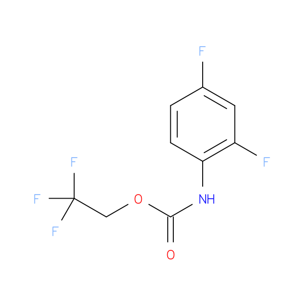 2,2,2-Trifluoroethyl 2,4-difluorophenylcarbamate