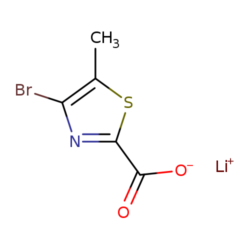 lithium(1+) ion 4-bromo-5-methyl-1,3-thiazole-2-carboxylate